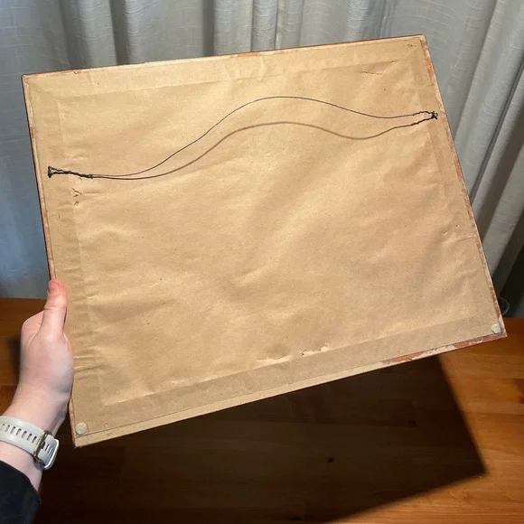 Mountain River Landscape Scene Artwork Framed Artist Signed Wanda Bunch '08 - Picture 11 of 16